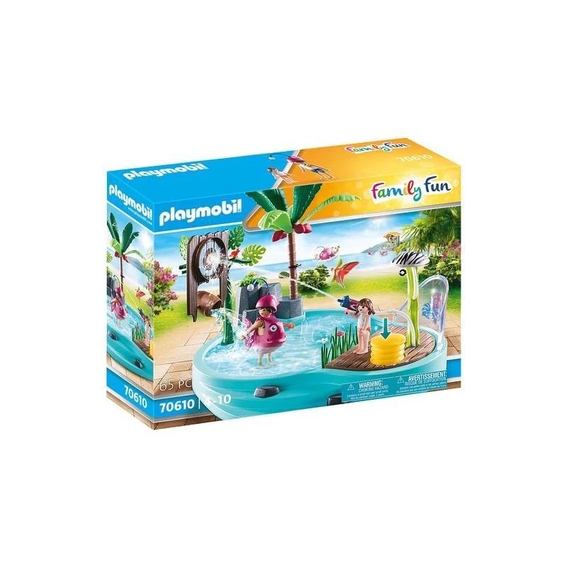 Playmobil Piscina Divertida con Rociador de Agua