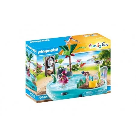 Playmobil Piscina Divertida con Rociador de Agua