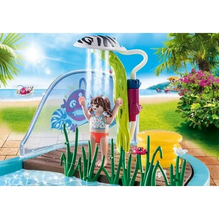 Playmobil Piscina Divertida con Rociador de Agua