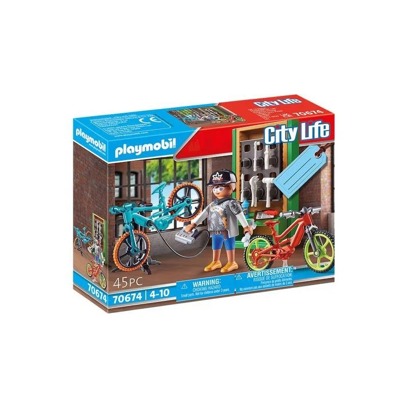 Playmobil City Life Taller de EBicicletas