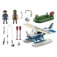 Playmobil Policía Hidroavión: Persecución de Contrabandista