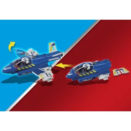 Playmobil Policía Avión: Persecución Dron