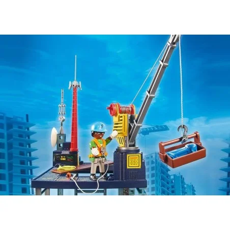 Playmobil Starter Pack Construcción con Grúa