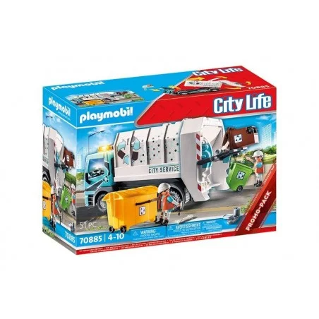 Playmobil City Life Camión de Basura con Luces