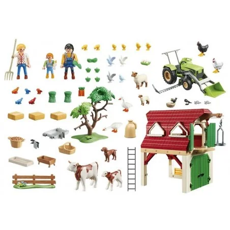 Playmobil Country Granja con Cría de Animales Pequeños