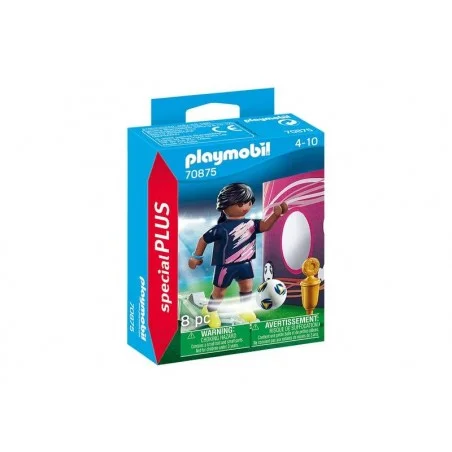 Playmobil Futbolista con Muro de Gol