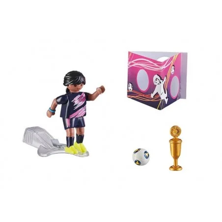 Playmobil Futbolista con Muro de Gol