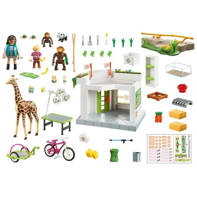 Playmobil Family Fun Consulta Veterinaria en el Zoo