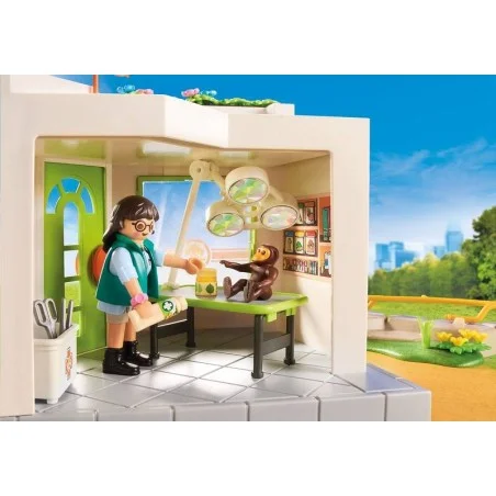 Playmobil Family Fun Consulta Veterinaria en el Zoo