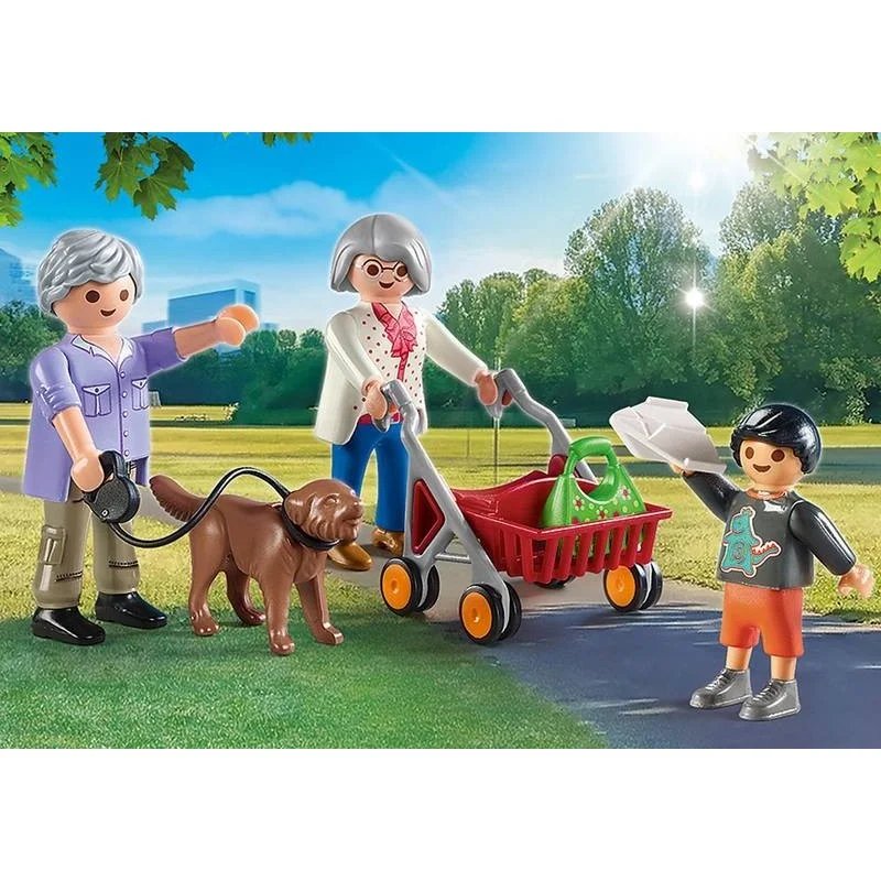 Playmobil City Life Abuelos y Nieto