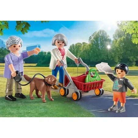 Playmobil City Life Abuelos y Nieto