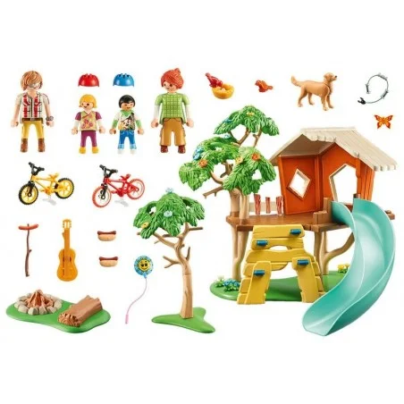 Playmobil Aventura en la Casa del Árbol con Tobogán