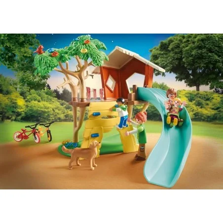 Playmobil Aventura en la Casa del Árbol con Tobogán