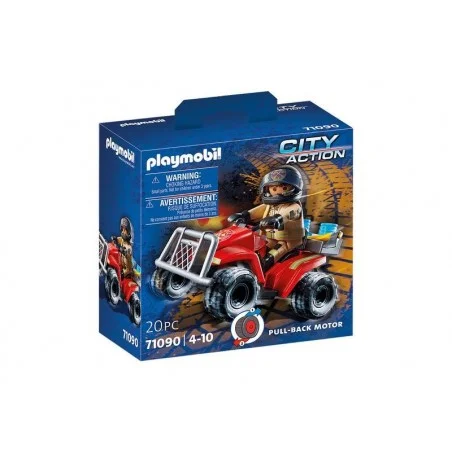 Playmobil City Action Bomberos: Speed Quad