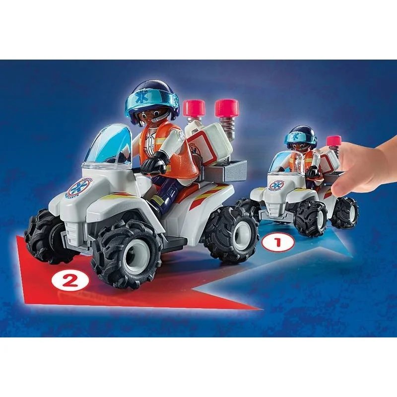 Playmobil City Action Rescate: Speed Quad