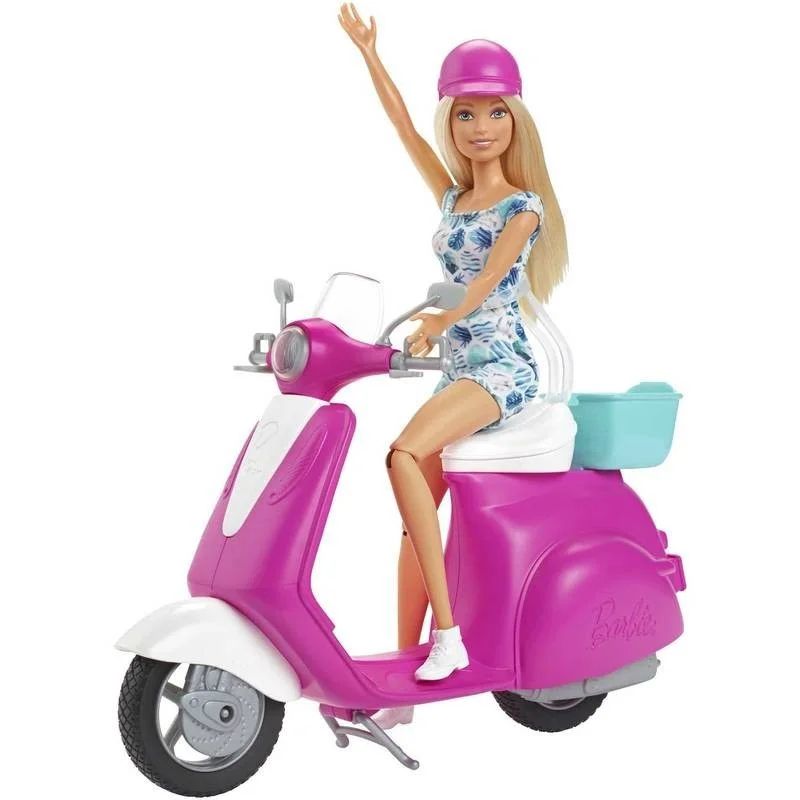 Barbie y Moto Scooter