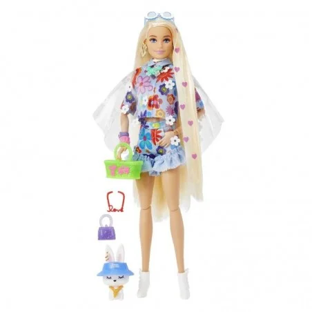 Barbie Extra con Ropa Flower Power