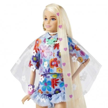 Barbie Extra con Ropa Flower Power