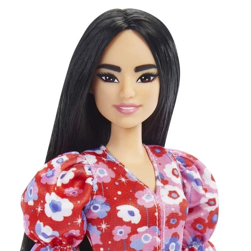 Barbie Fashionista Morena con Vestido de Flores