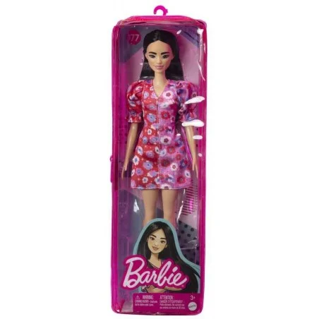 Barbie Fashionista Morena con Vestido de Flores