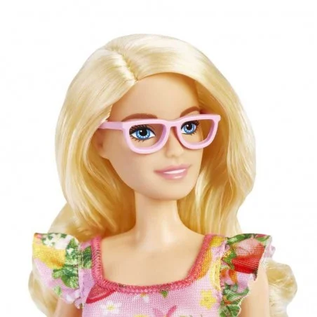 Barbie Fashionista Rubia con Vestido de Frutas