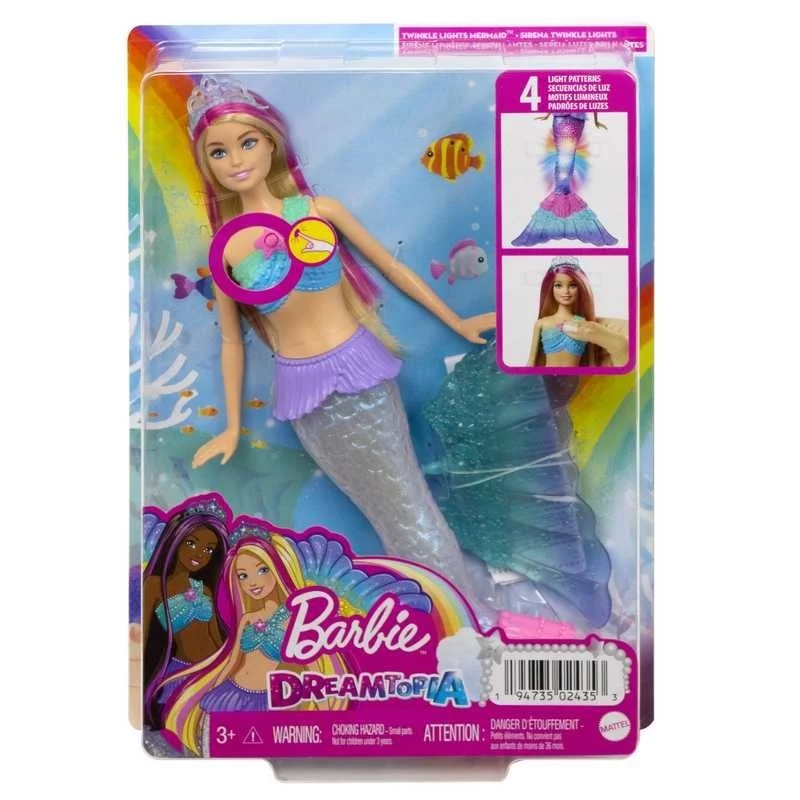 Barbie Sirena Luces Mágicas
