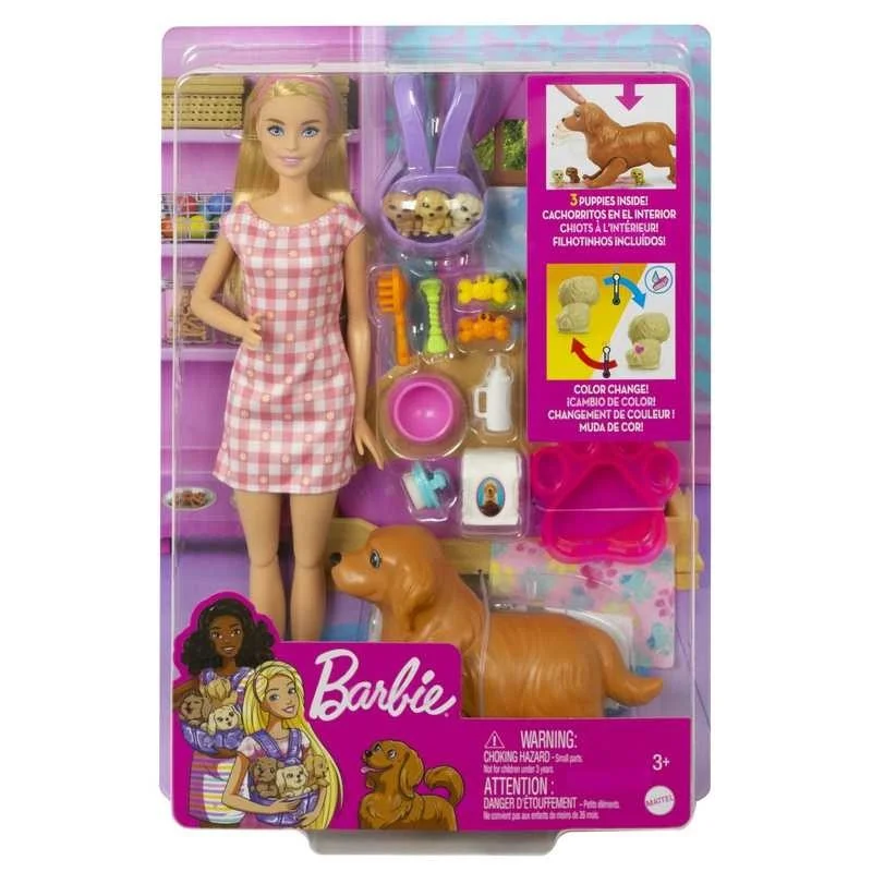 Barbie Perritos Recién Nacidos