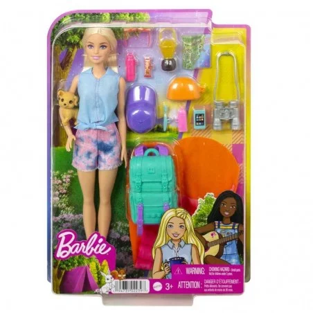 Barbie Malibú Vamos de Camping