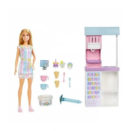 Barbie Heladería con Accesorios
