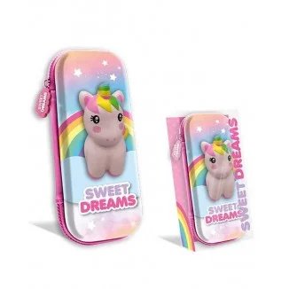 Estuche con Unicornio Antiestrés