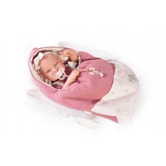 Recién Nacido Baby Toneta Arrullo Rosa - Ref. 70030 - Antonio Juan Muñecas