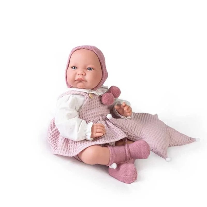 Muñecas Antonio Juan Recién Nacida Nica Parejita con Cojín