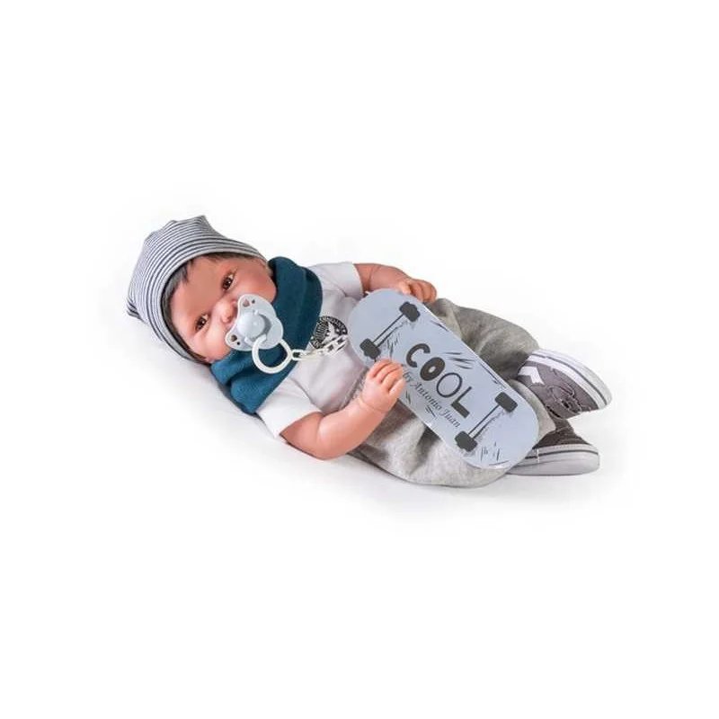 Muñecas Antonio Juan Recién Nacido Pipo Skater