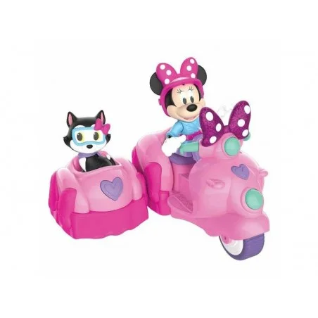 Minnie Figura con Moto Corazón