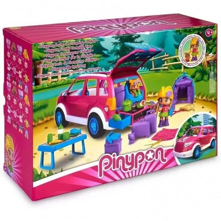 Pinypon Coche Camping Con Muñecas