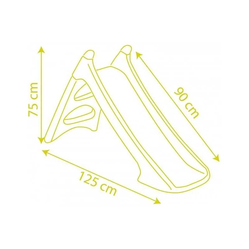 Smoby Tobogán XS Beige y Verde