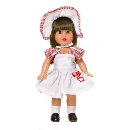 Mini Mariquita Pérez Con Conjunto Vestido Blanco