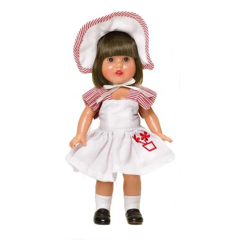 Mini Mariquita Pérez Con Conjunto Vestido Blanco