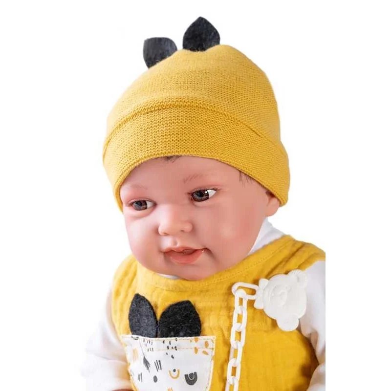 Muñecas Antonio Juan Recién Nacido Pipo Orejitas con Cojín