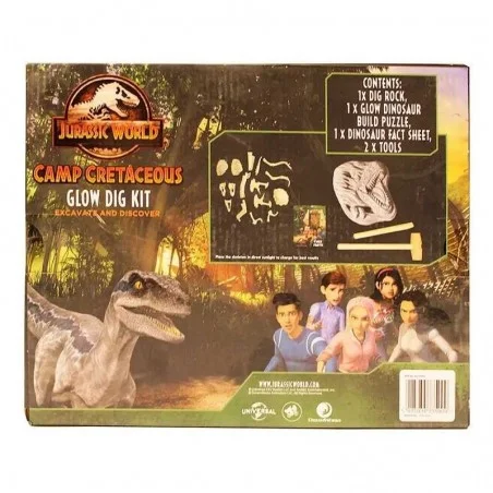 Jurassic World Set de Excavación Fluorescente
