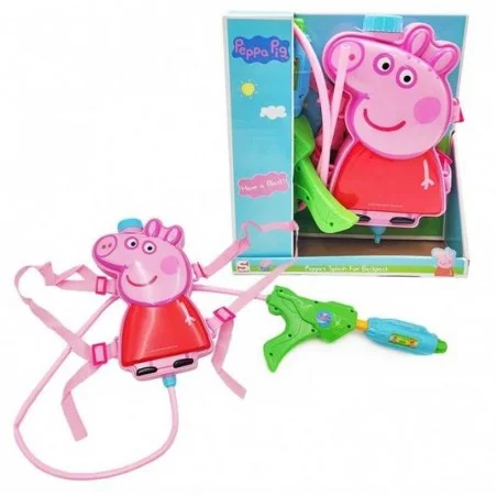 Peppa Pig Pistola De Agua Con Mochila