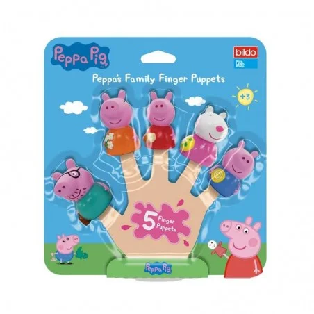 Peppa Pig Familia Títeres de Dedos