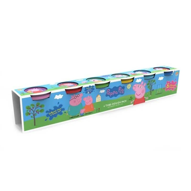 Peppa Pig Dough Pack 6 Colores