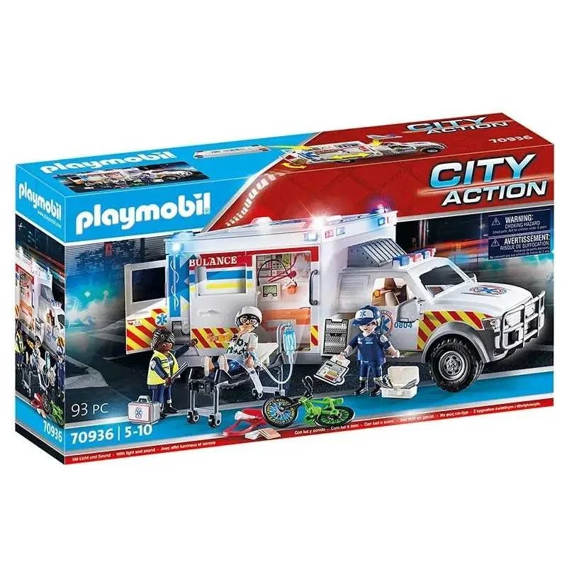 Playmobil City Action Vehículo de Ambulancia US