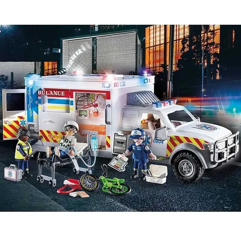 Playmobil City Action Vehículo de Ambulancia US