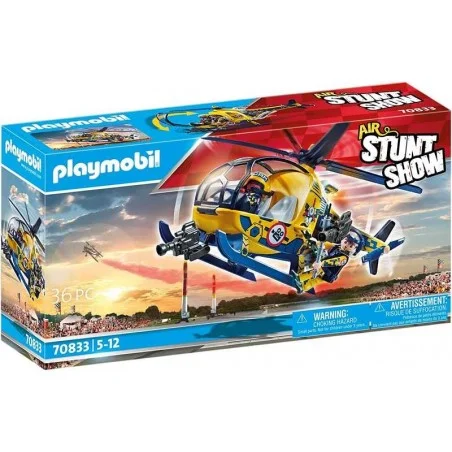 Playmobil Air StuntShow Helicóptero Rodaje de Película