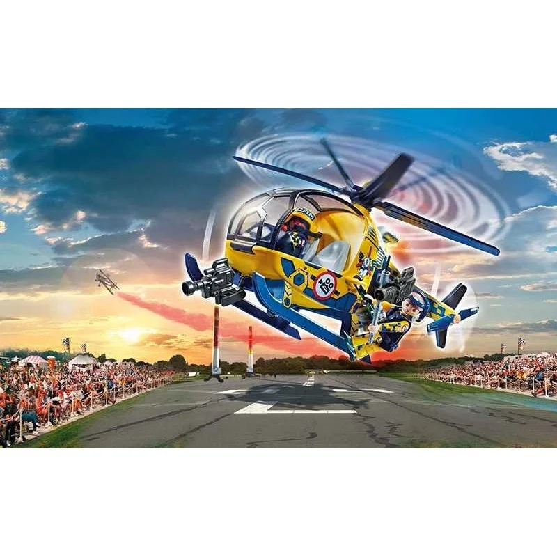 Playmobil Air StuntShow Helicóptero Rodaje de Película