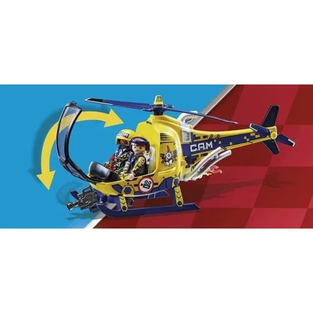 Playmobil Air StuntShow Helicóptero Rodaje de Película