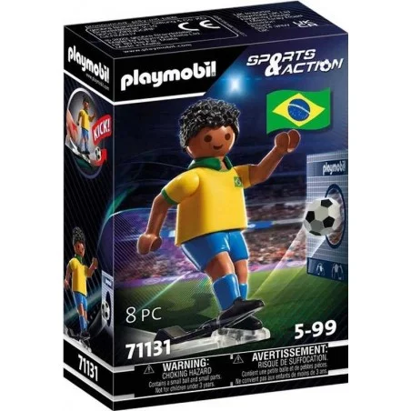 Playmobil Sports & Action Jugador de Fútbol Brasil