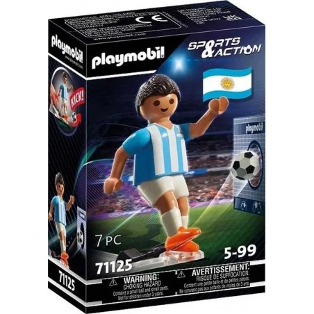 Playmobil Sports & Action Jugador de Fútbol Argentina